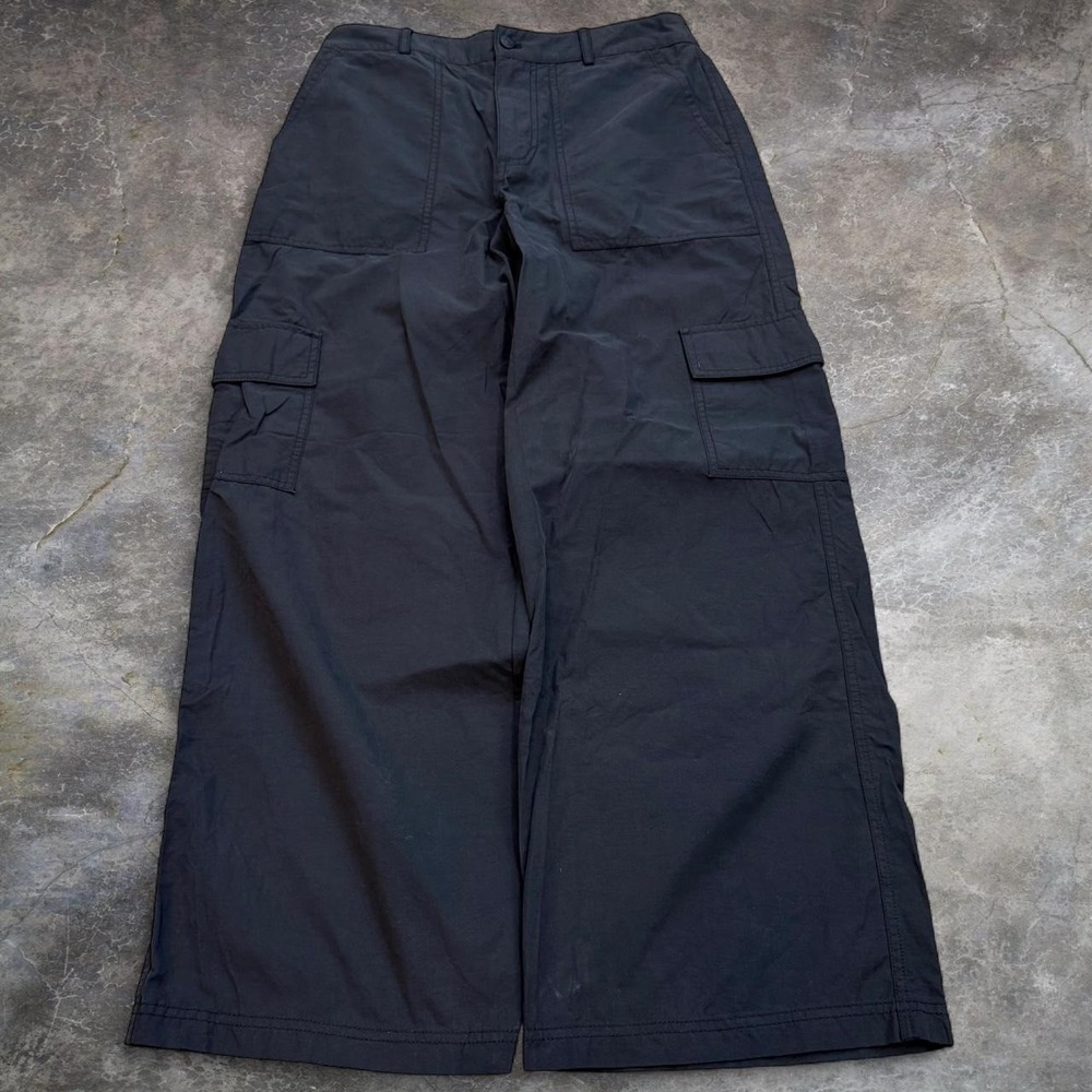 Vintage Calvin Klein Baggy Wide Leg Utility Tech Rave Cargo Pants Women's 8 Y2K